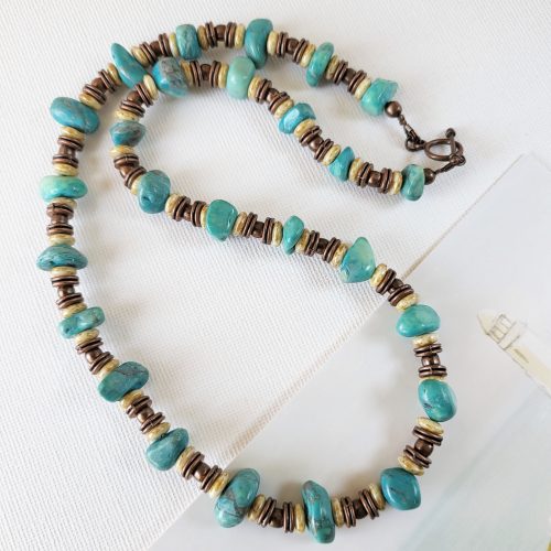 Ocean Breeze – Blue Jasper Necklace
