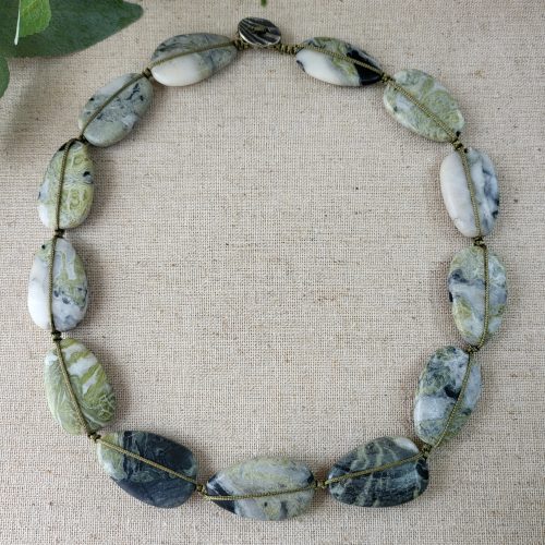 Brazilian Eldarado jasper necklace