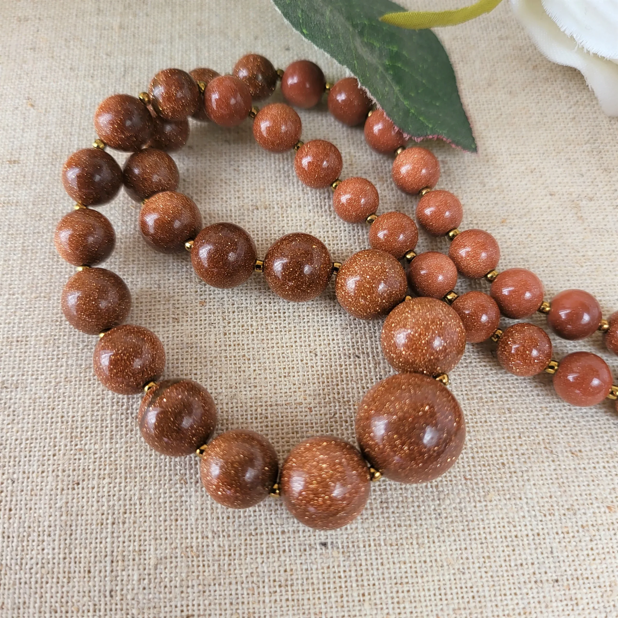 brown goldstone necklace (4) xnc brown goldstone necklace (4) xnc