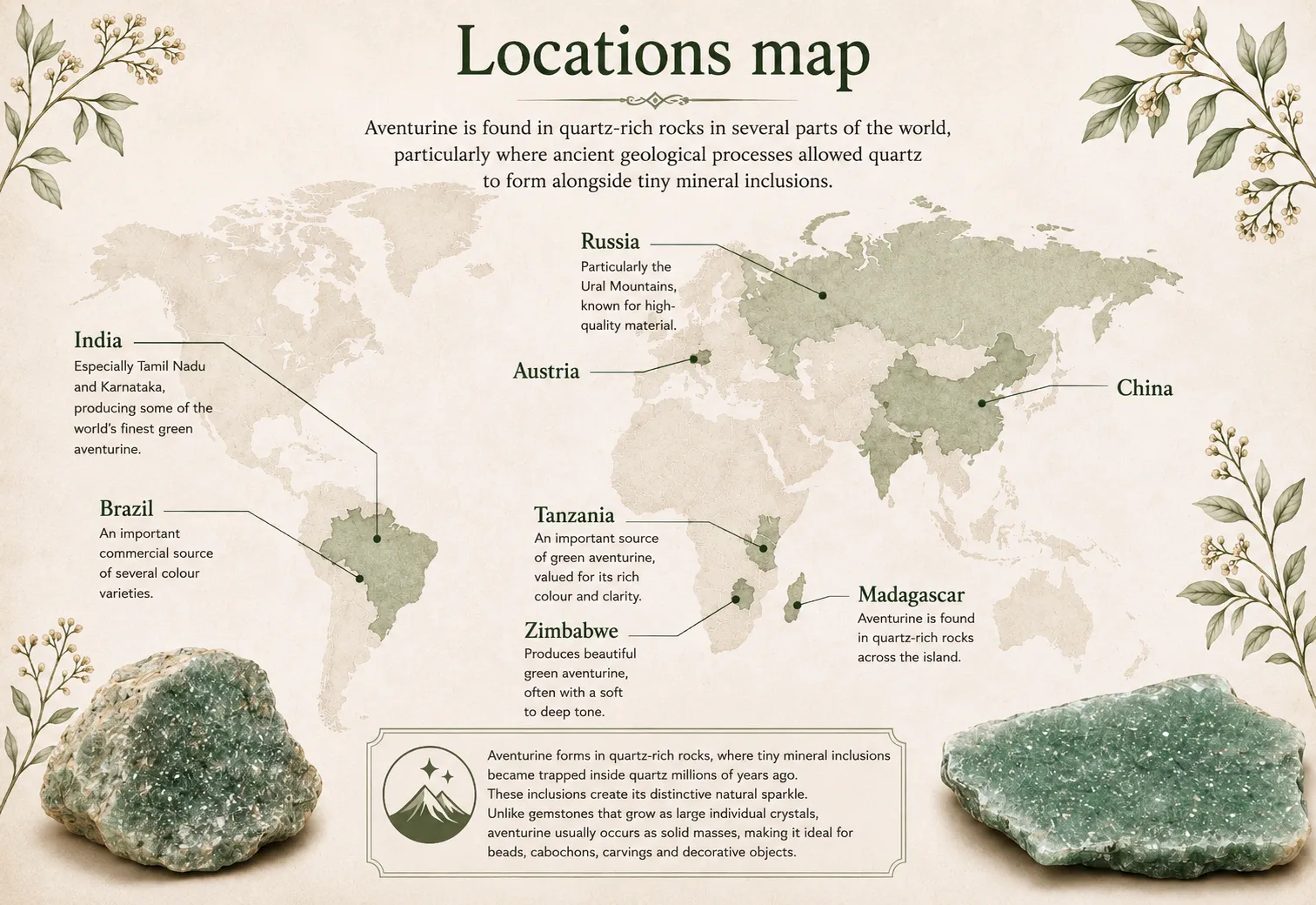 aventurine locations and geological sources map xnc aventurine locations and geological sources map xnc
