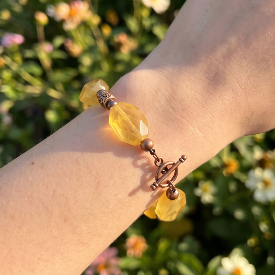 golden harvest – citrine bracelet (4) golden harvest – citrine bracelet (4)