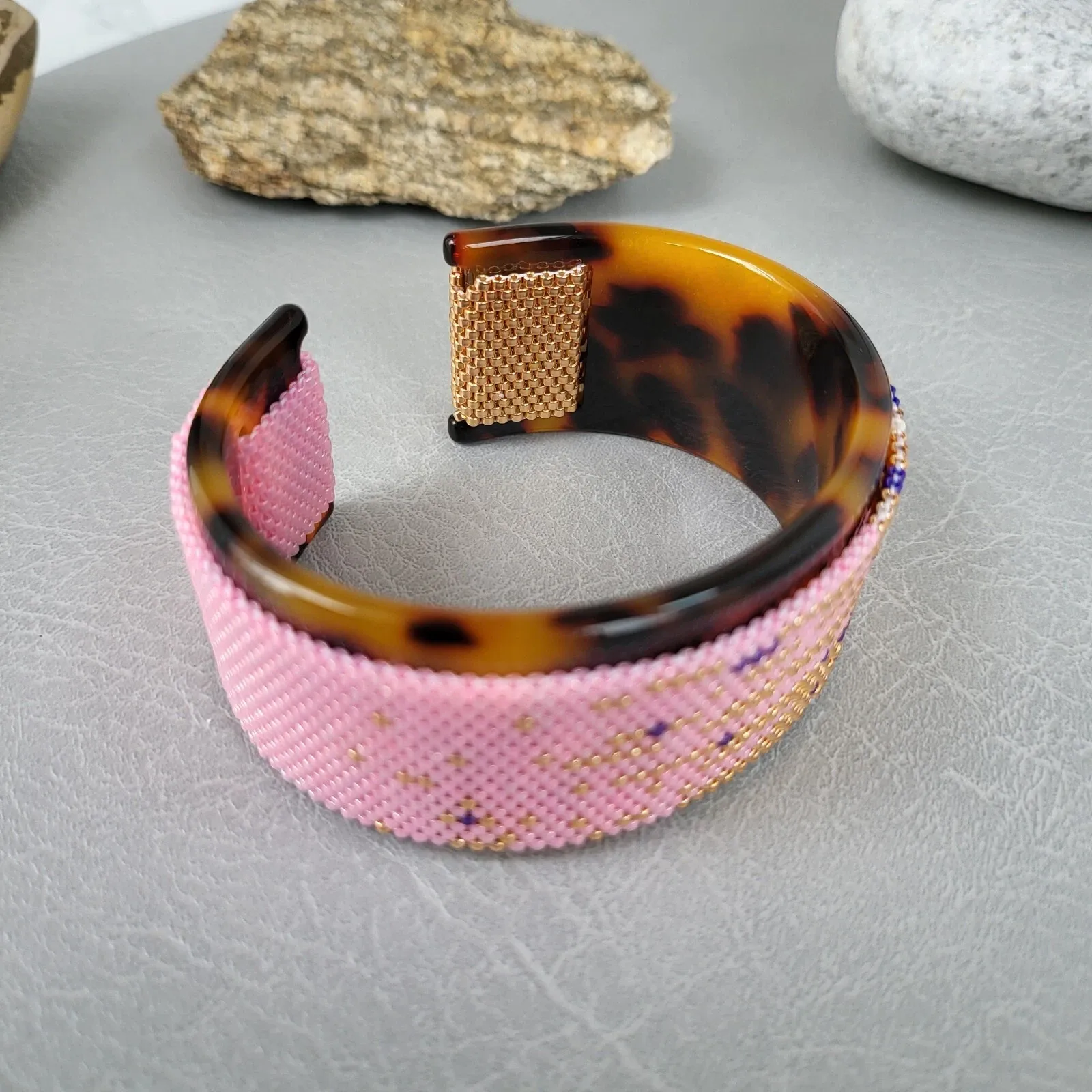 pixie dust – delica seed bead cuff bracelet (5) pixie dust – delica seed bead cuff bracelet (5)