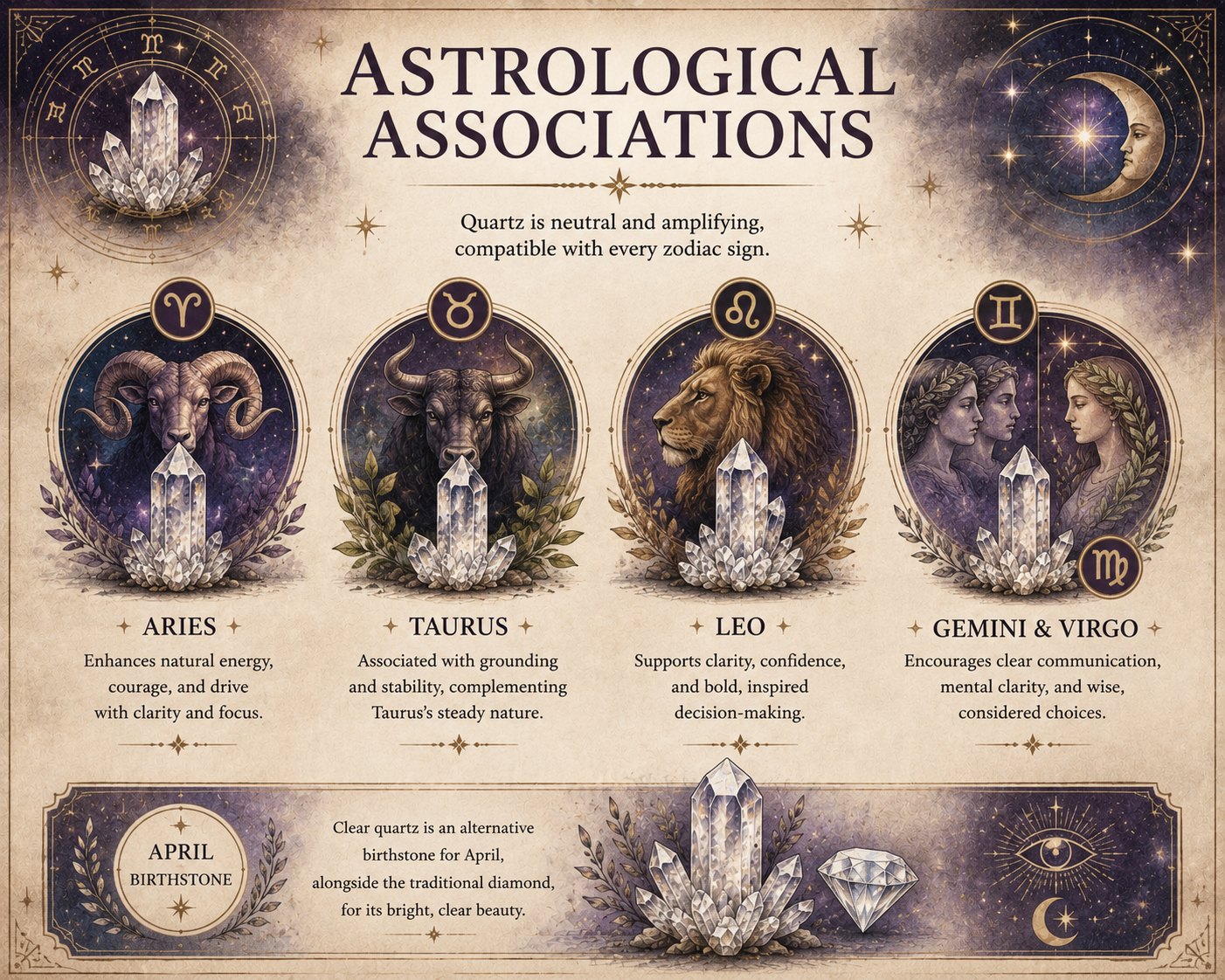 Quartz quartz astrological associations