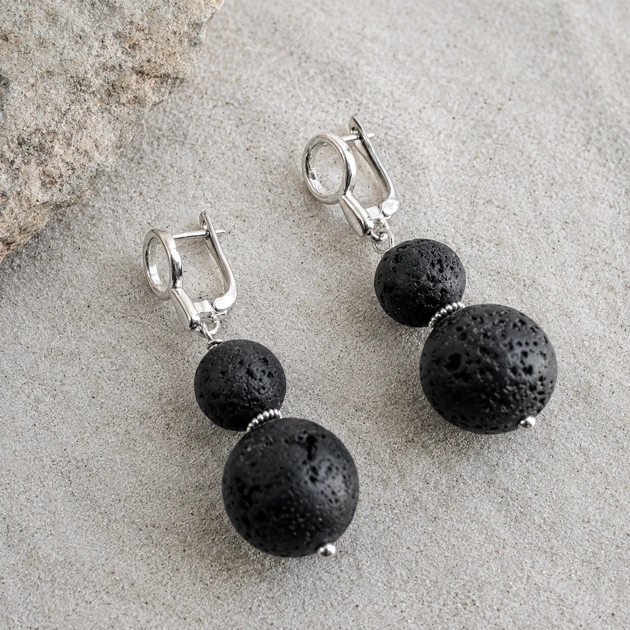 black earth – lava stone drop earrings (1) xnc black earth – lava stone drop earrings (1) xnc