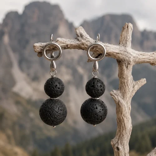 black earth – lava stone drop earrings (2) xnc
