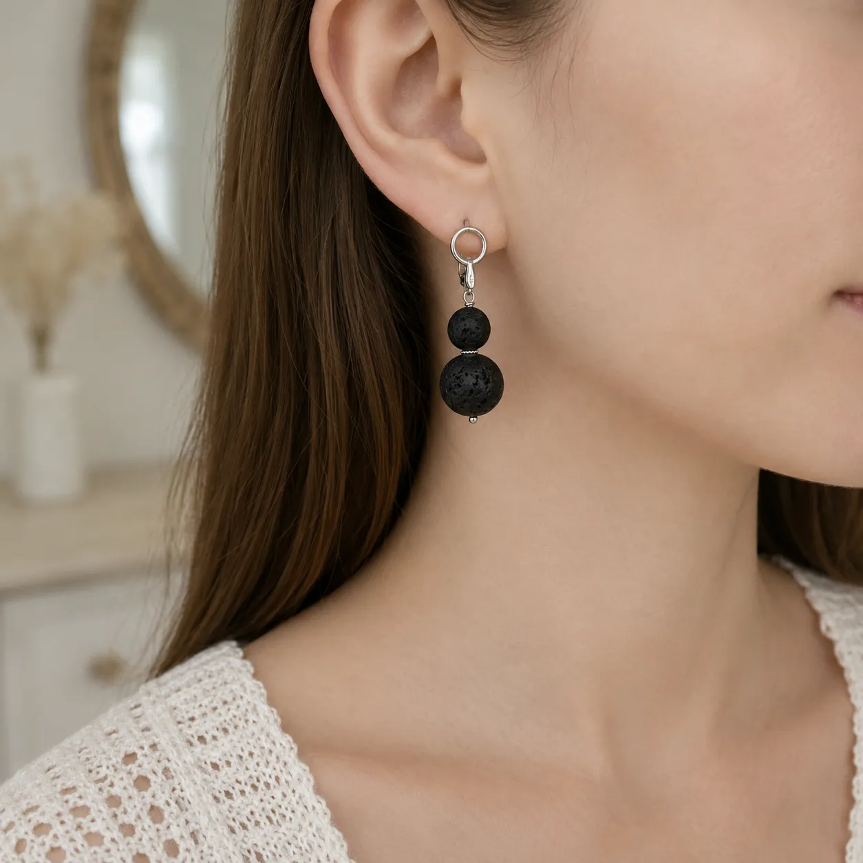 black earth – lava stone drop earrings (3) xnc black earth – lava stone drop earrings (3) xnc