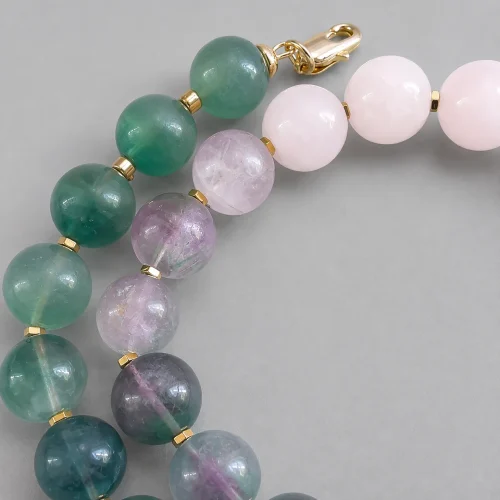 graduated fluorite bead necklace (1) xnc