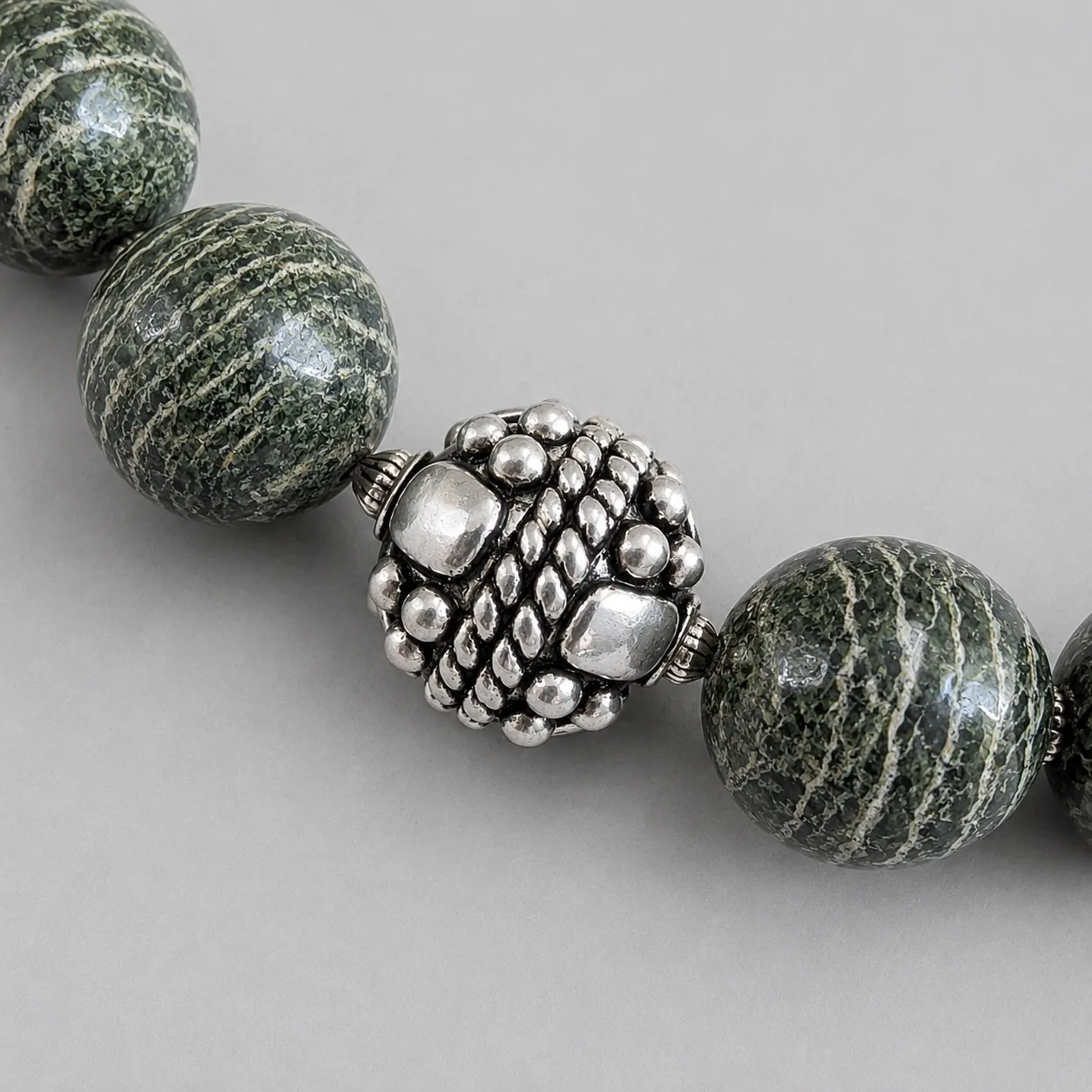 moss & ash – serpentine and lava stone necklace (9) xnc moss & ash – serpentine and lava stone necklace (9) xnc