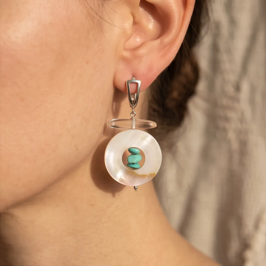 sea orbit – mother of pearl & turquoise drop earrings (1) xnc 1 sea orbit – mother of pearl & turquoise drop earrings (1) xnc 1