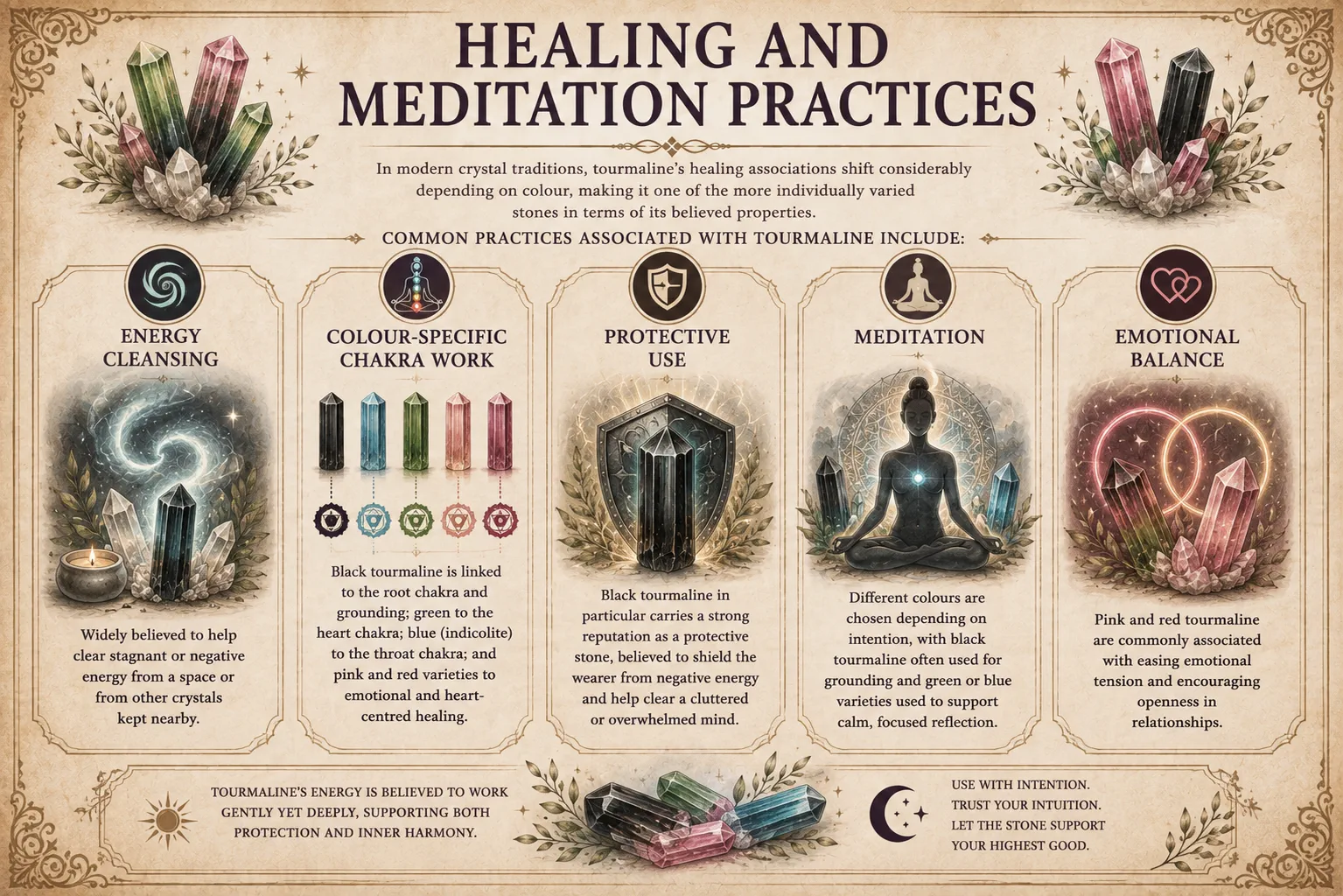 Tourmaline tourmaline healing and meditation guide xnc