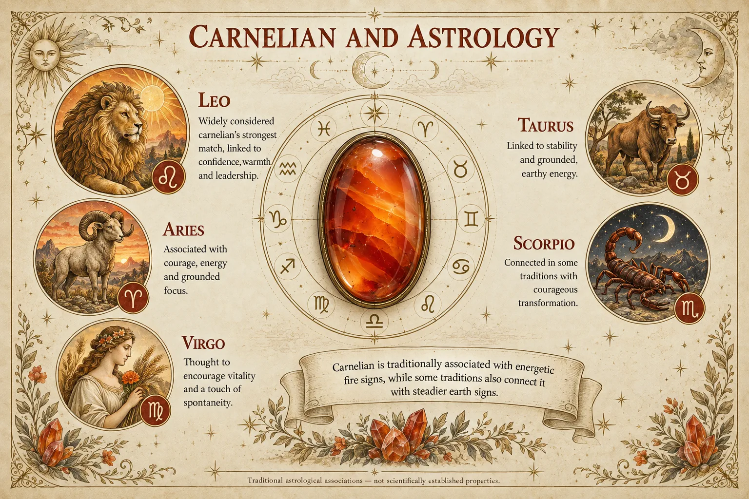 Carnelian carnelian and the zodiac xnc