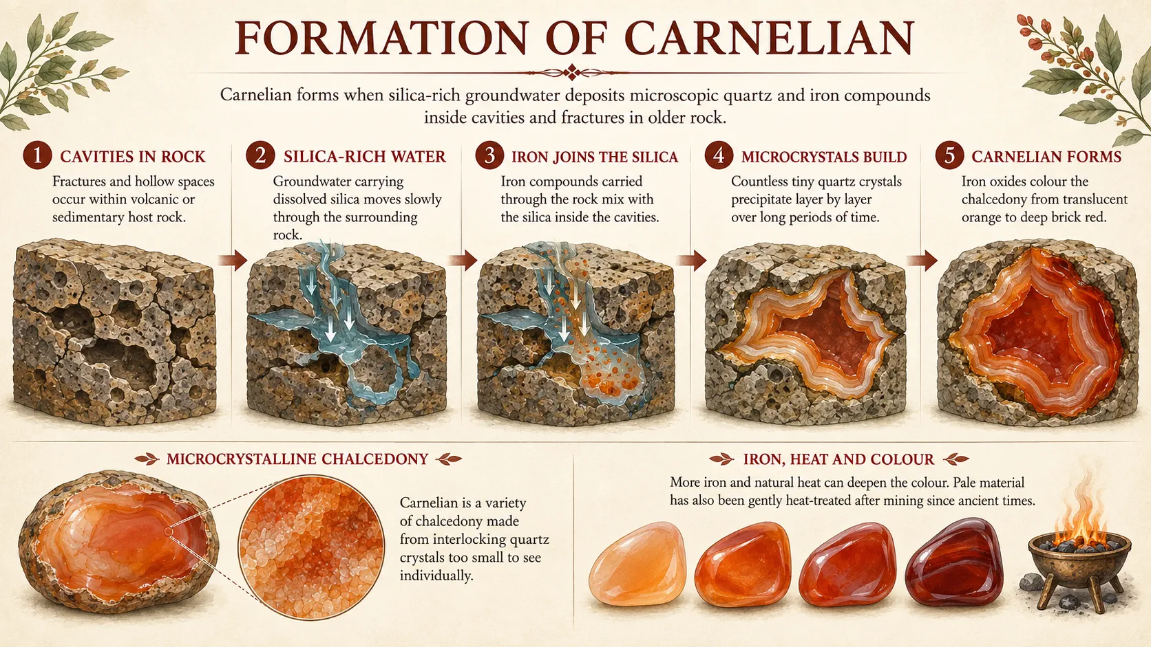 Carnelian carnelian formation a geological guide xnc